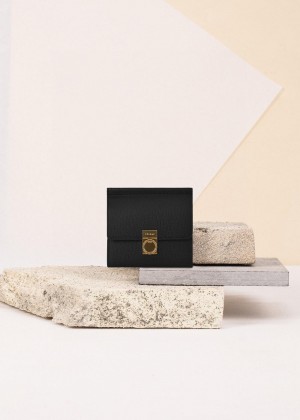 Polene Numéro Sept Wallets Black | 75862YZSL