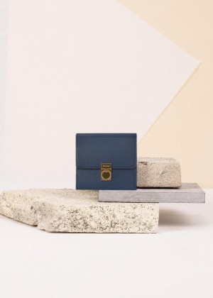 Polene Numéro Sept Wallets Indigo | 31605VMKR