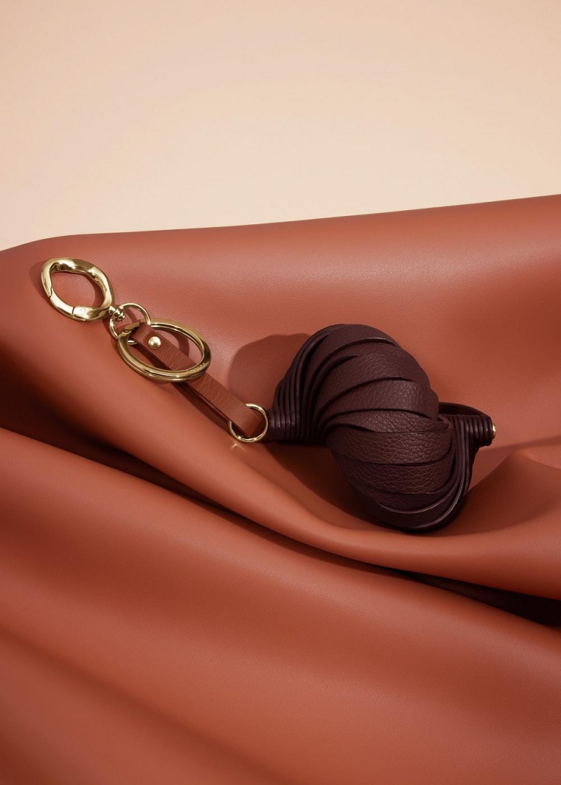 Polene Elis Keyrings Burgundy | 59623HVNL