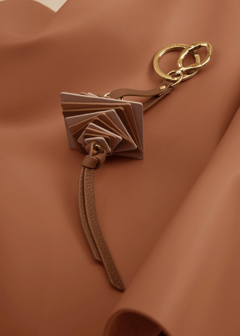 Polene Scala Keyrings Brown | 18423DUJL