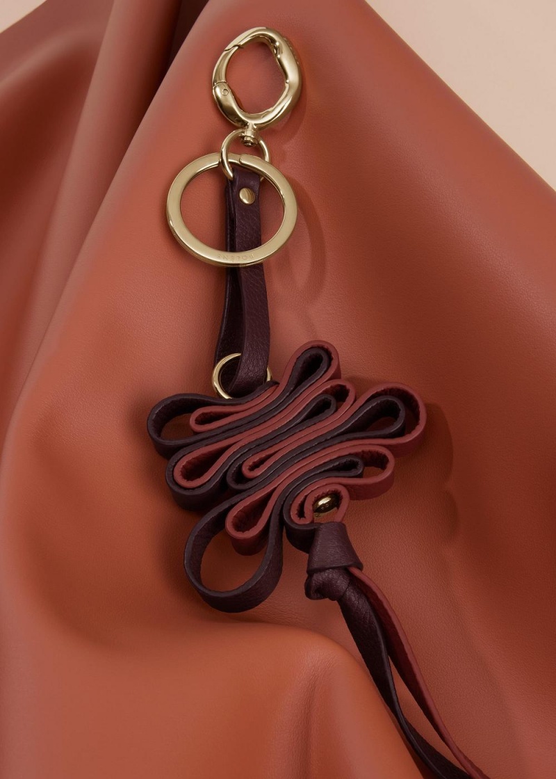 Polene Ziggy Keyrings dark brown | 06341XNOL