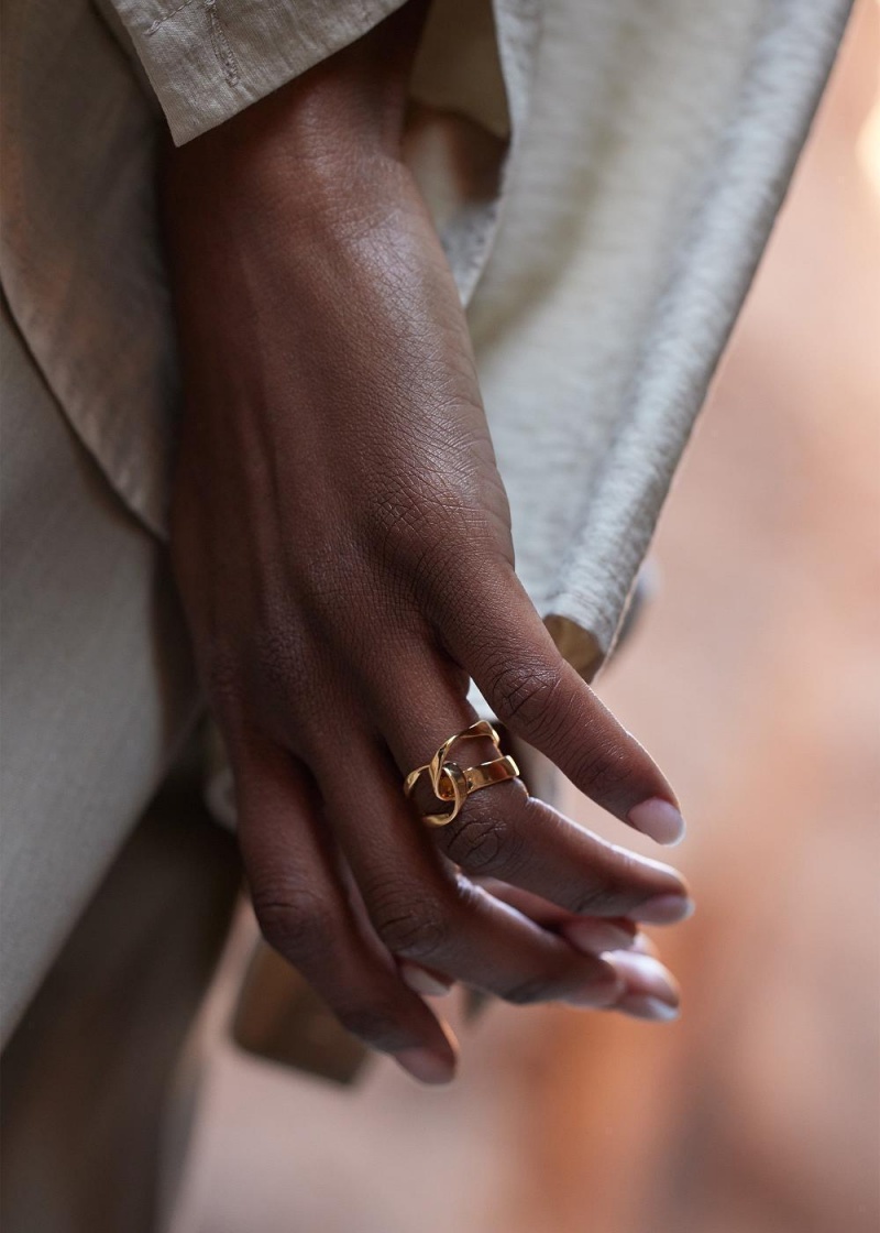 Polene Éole Ring Gold | 18947YOWU